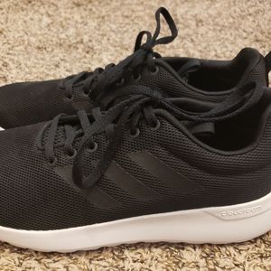 Adidas Cloudfoam black & white trainers